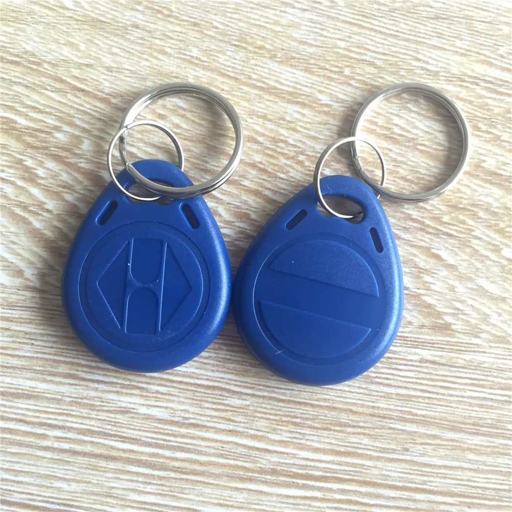 

RFID 125KHZ T5577/T5567/T5557 Keyfobs tags key rings rewritable 10pcs/lot