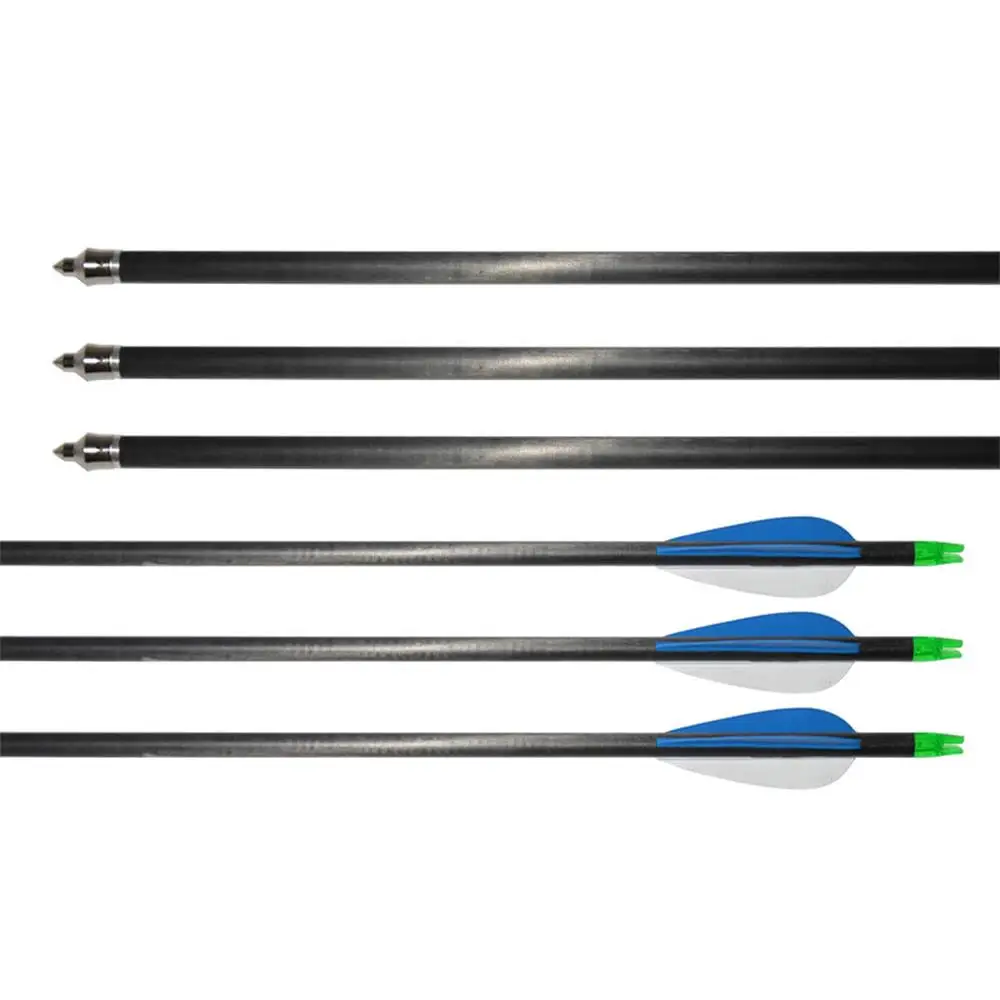 2016 Best Seller Archery Carbon Steel Arrow 12pcs 31" Carbon Fiber