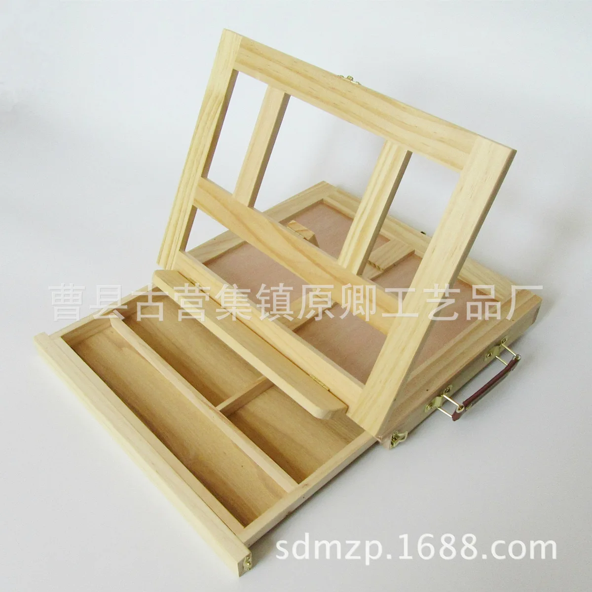 

Desktop Benchtop Small Easel Drawing Board Wooden Drawer Fold Oil Painting Shelf Oil Woodiness Picture Box Sketch Sketch Suit