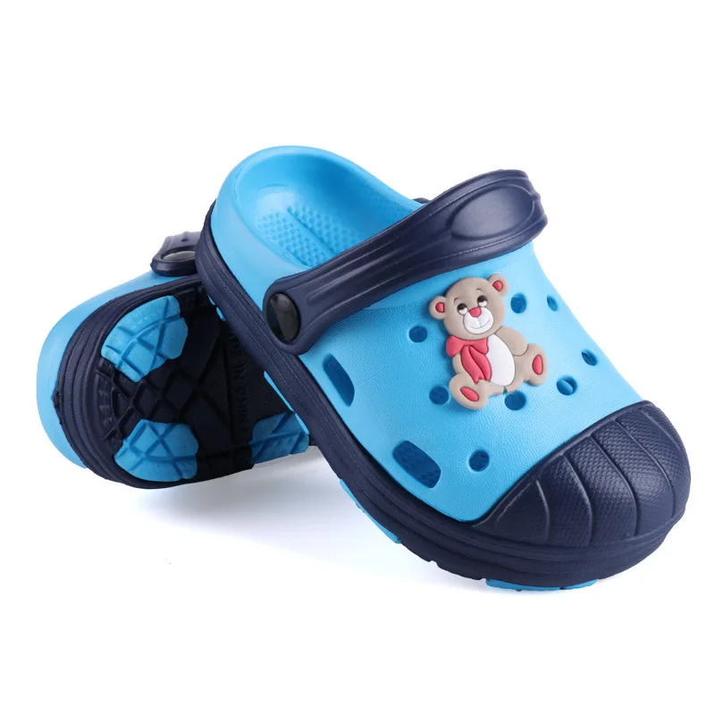 

New Children's Baotou Dongdong Shoes In Summer Beach Shoes Soft-soled Antiskid Boys And Girls Baby Sandals Cartoon