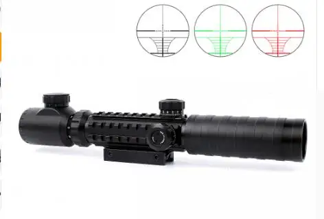 Тактический Оптический красный и зеленый прицел с подсветкой 3 9X32 EG для винтовки