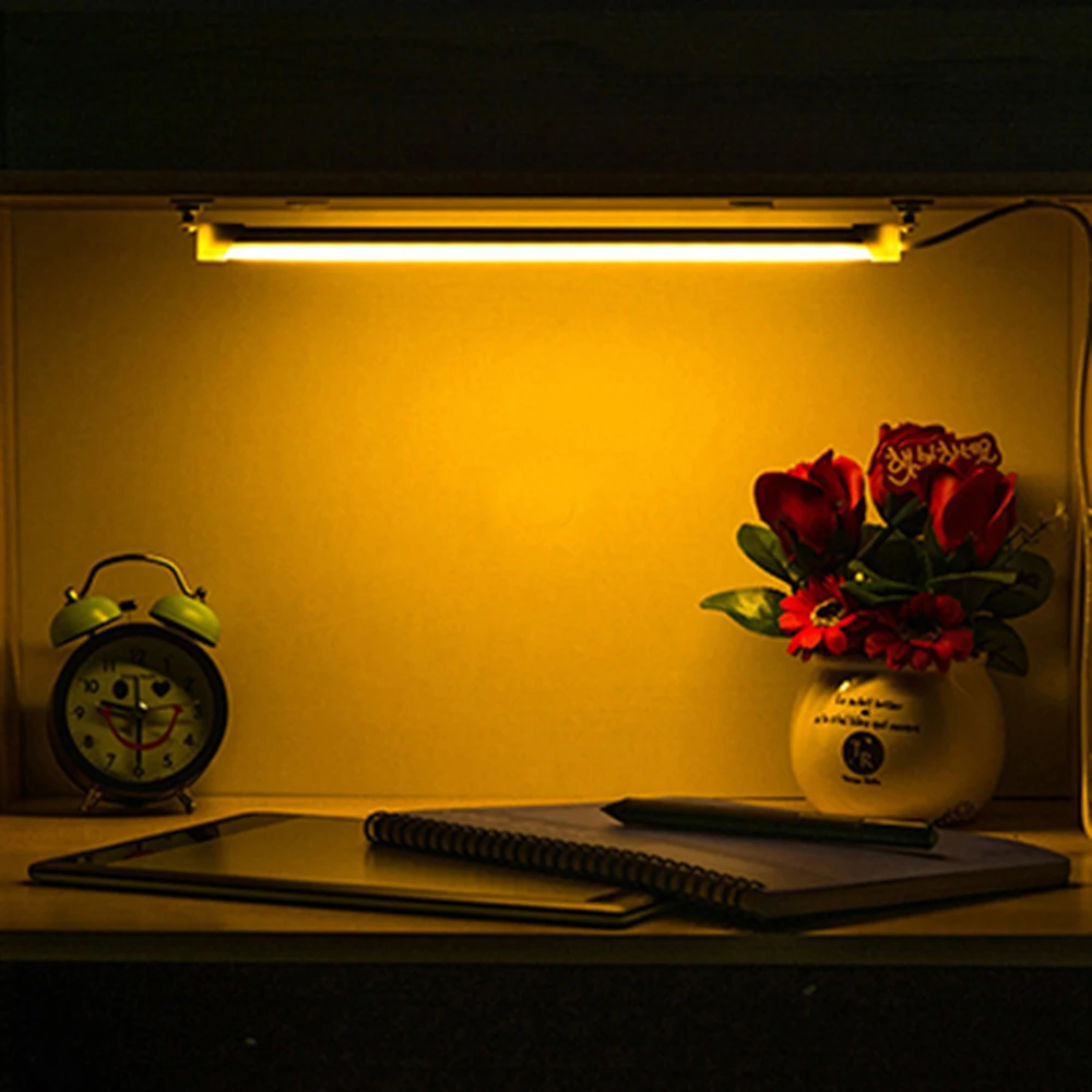 Защита глаз USB светодиодный барный светильник DC 5 В для защиты глаз, светодиодный жесткий светодиодный светильник для чтения, настольная лампа для кухни под шкафом