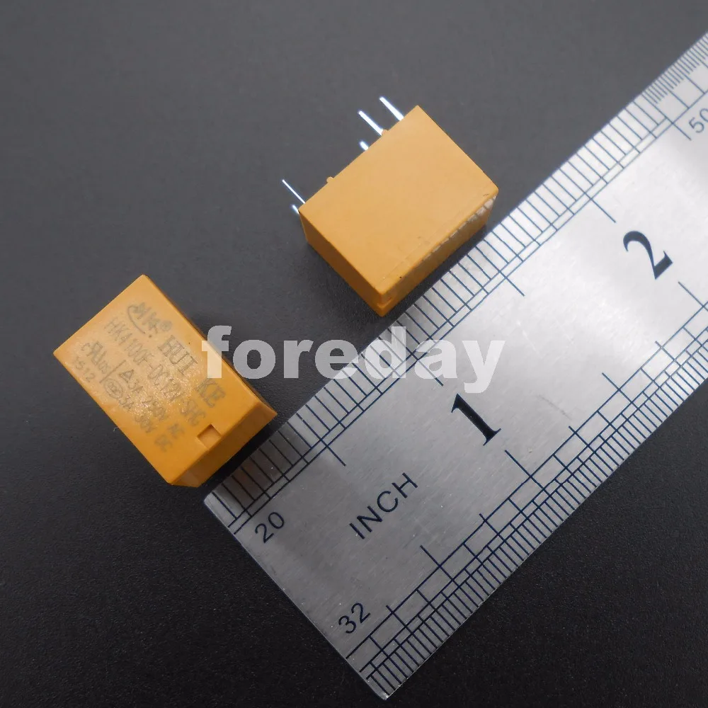 20 шт. желтое реле мощности 6 PINS HUI KE 3 5 9 12 В SHG постоянный ток в контактный разъем *