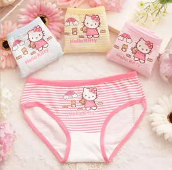 

VEENIBEAR 4pcs/lot Girls' Briefs Children Kids Cartoon Panties Girls Underwear For Age 2-8T