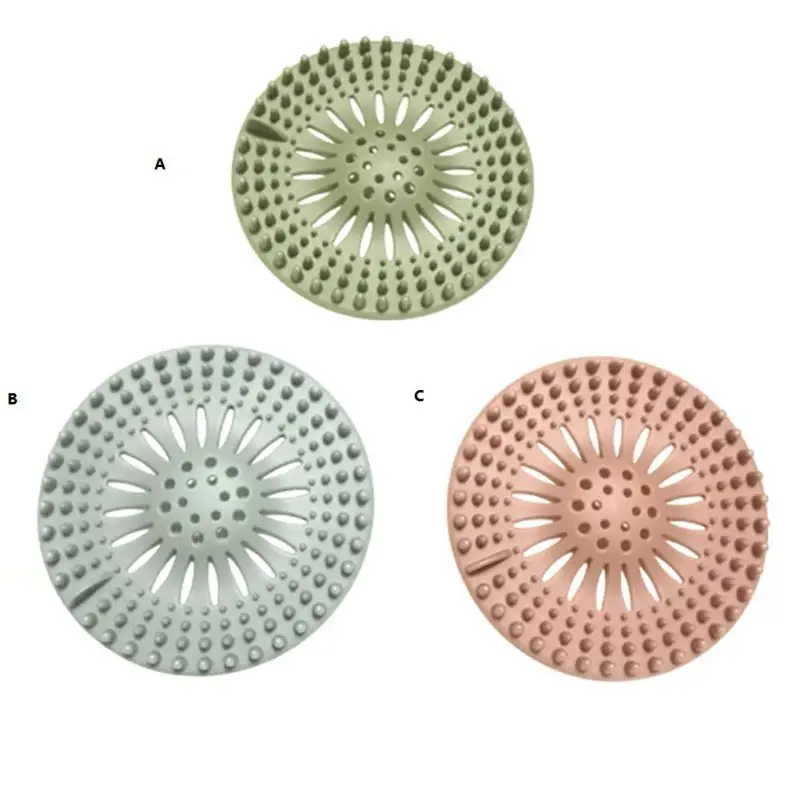 Креативный Впитывающий Коврик силиконовый душ дренажные крышки пробка для волос фильтр для раковины для ванной и кухни