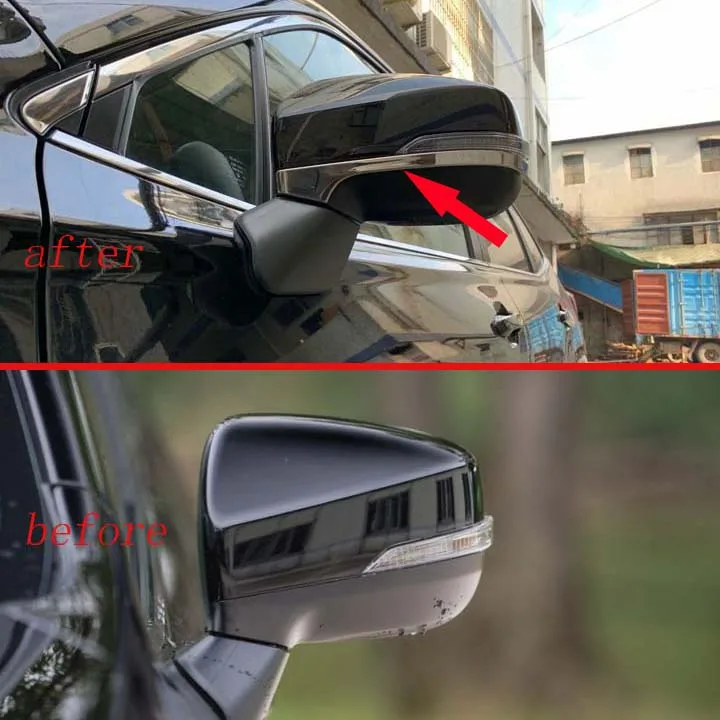 

For Subaru Forester SK 2018 2019 Decorate Accessories Stainless Steel Side Mirror Rear View Wing Chrome Cover Trim
