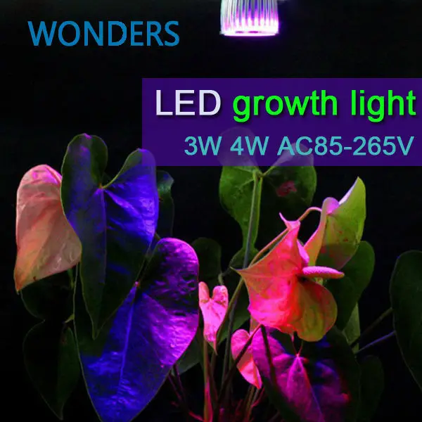 Wholesale Led Plant light 5W E27 GU10 Led Hydroponic Plant Flowers