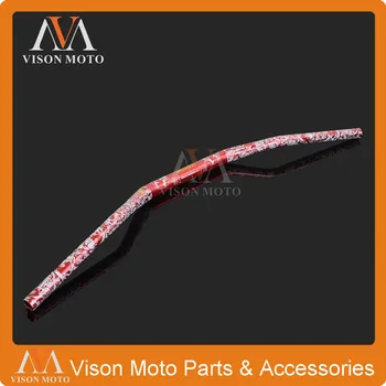 1 1/8 FAT BARS 28MM Red Handlebars Handle bar For CRF50 CR80 CR85 CRF110 CR125R CR250R CR500R CRF150R  Motocycle Pit Dirt Bike