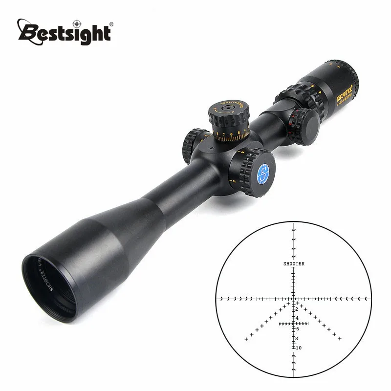 Bestsight 4 16X44 FFP Riflescopes Hunting Optical Riflescope Tactics