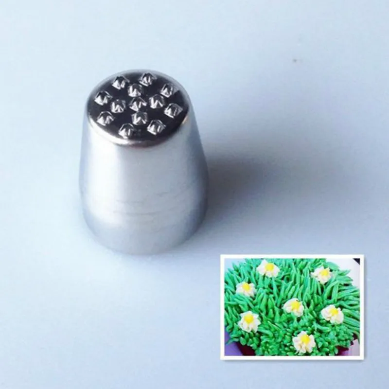 Cake Decorating Tip Set Cake Icing Nozzles Cake Decorating Nozzle Set Icing Piping Nozzle Silver Grass Hair Cake Cupcake Decorating Tip Tools Kitchen Bake Tool