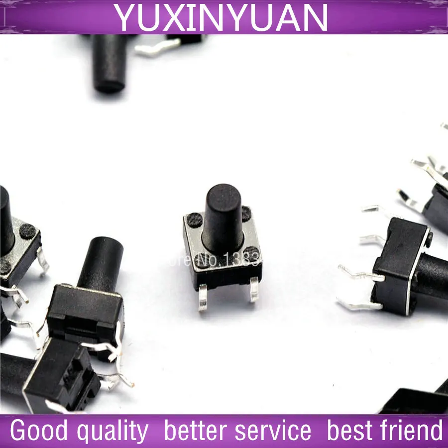 

6* *10mm light touch switch vertical switch/button switches 4 eet 10pcs/lot