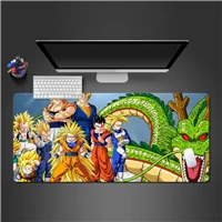 Супер большой набор ковриков для мыши Dragon Ball, игровые коврики, компьютерная клавиатура, коврик для мыши, семейный Настольный коврик, анимированный коврик для мыши