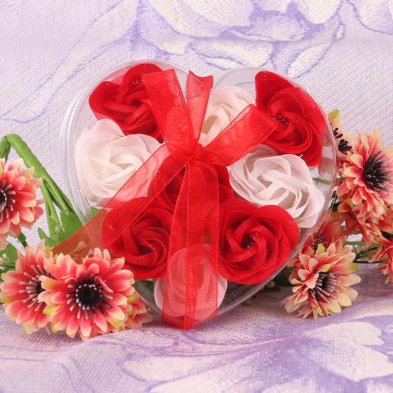 

Body Soap Present For Wedding San Valentin Artificial Flowers Fake Flowers Spring Decoration Valentines Day Gift