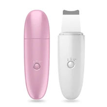 Ultrasonic Cleaner Face Skin Scrubber Acne Blackhead Removal Skin Massage Rechargeable Pore Cleanser Exfoliates Facial Cleansing