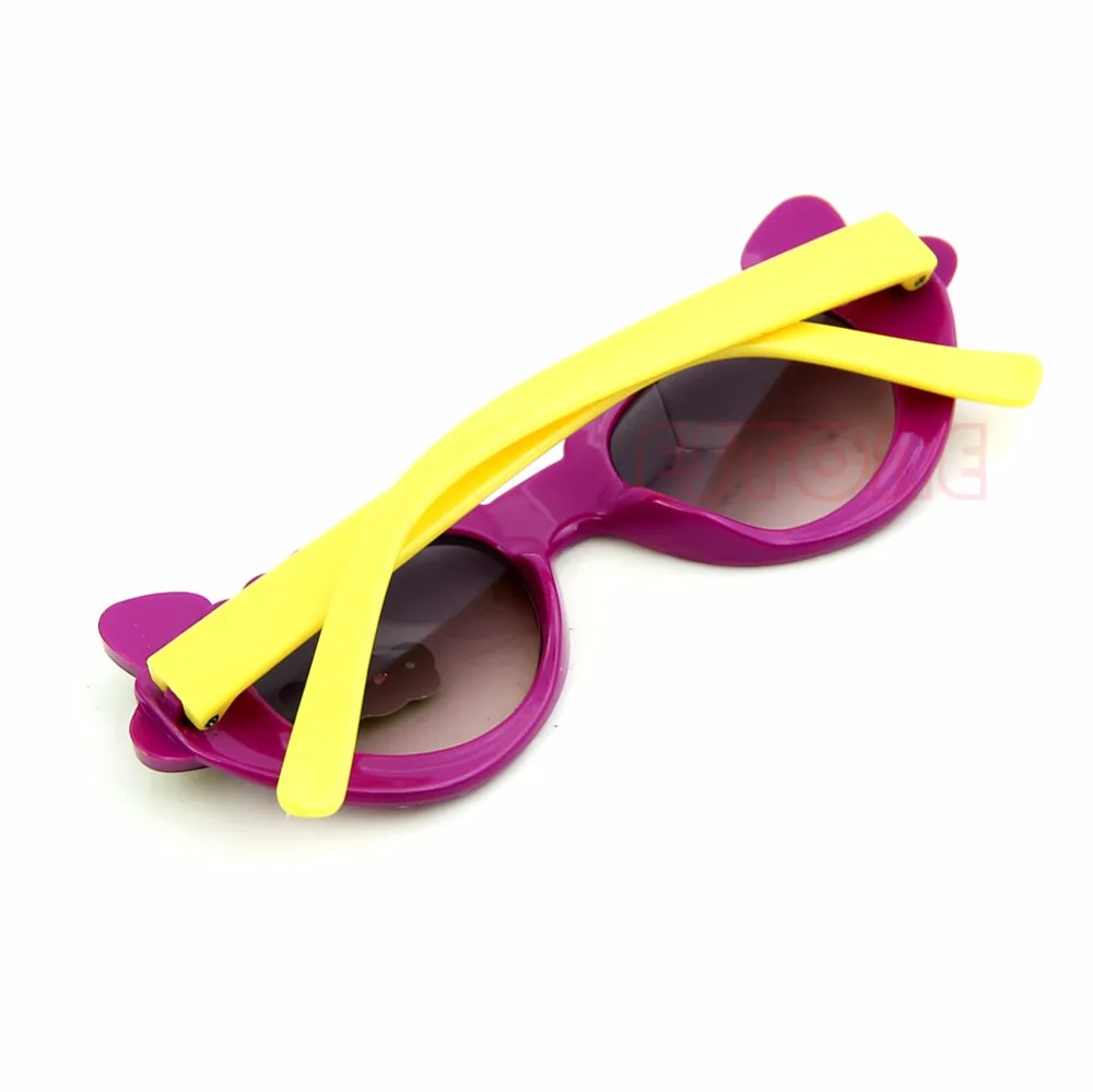 Новое поступление горячие милые мальчики девочки дети солнцезащитные очки es стекло детские очки в форме лука UV 400