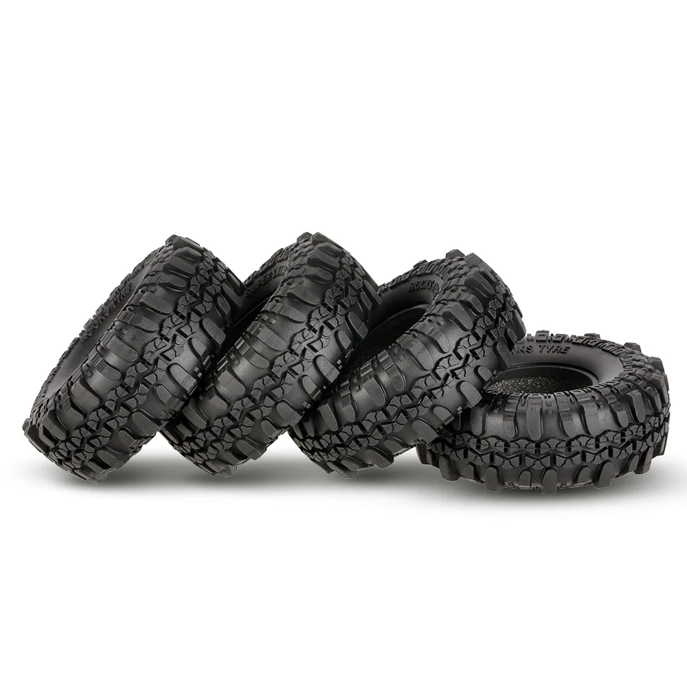 4Pcs AUSTAR AX-4020 1.9 Inch 110mm 110 Rock Crawler Tires for D90 SCX10 AXIAL RC4WD TF2 RC Car (6)
