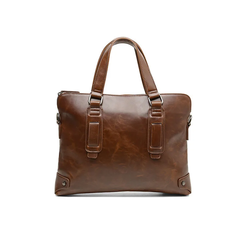 

Business Leisure Men's Handbag New fashioned Designer Briefcase Wear Resistant HandBag Men Simple Fashion Single Shoulder Bags
