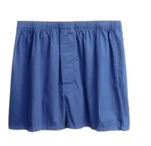 Xiaomi COTTONSMITH мужские хлопковые трусы мягкие трусы-боксеры свободные удобные для кожи домашние шорты для отдыха Нижнее Белье Базовые мужские пижамы - Цвет: blue  M
