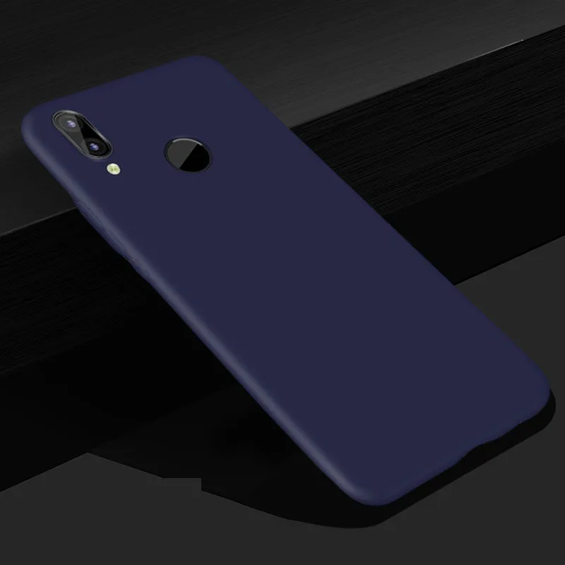 Мягкий силиконовый матовый чехол для телефона Huawei Y9 2019 / Enjoy 9 Plus|Бамперы| |