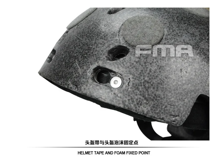 Fma men hot Tactical Helmet Suspension System + Senior Spongey System + Light Memory Spokesman Helmet Style Tb1050 -bk