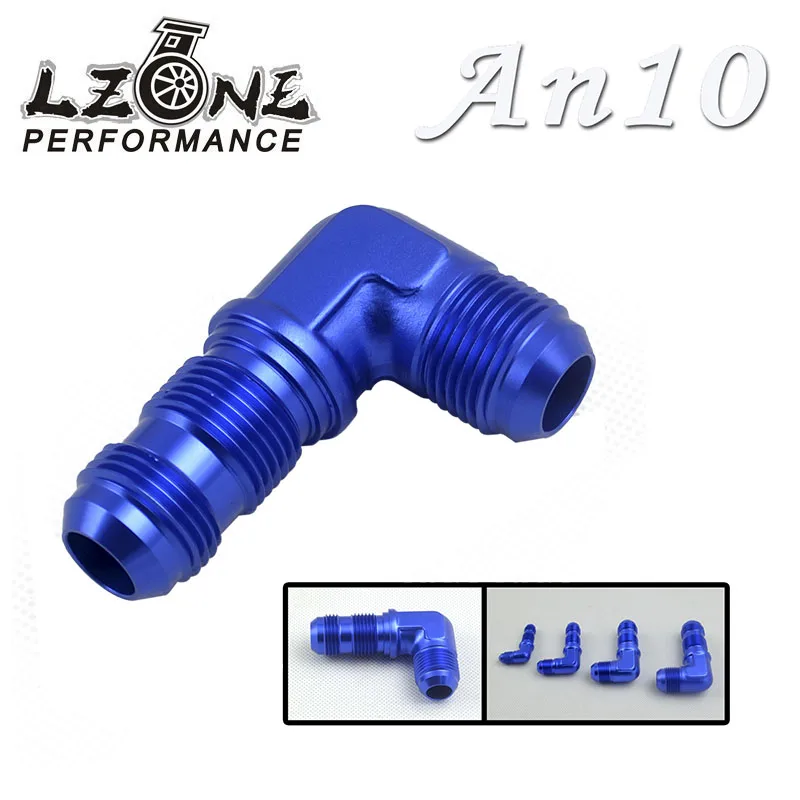 

LZONE - 20pcs AN -10 (AN10 10AN) 90 Deg Flare Bulkhead Male Apapters JR-SL833-10-011-20