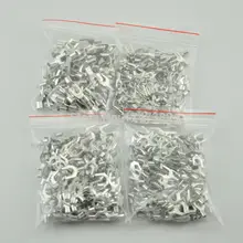 100PCS SNB3.5-4 Furcate naked terminal Non-insulated fork terminal connector
