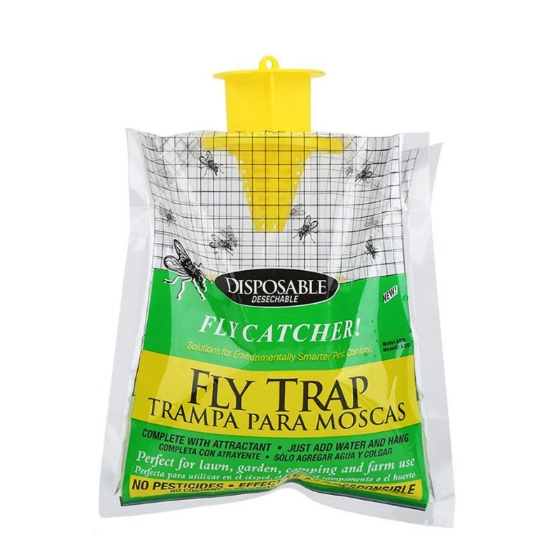 

Flies Trap Bug Mosquito Insect Hanging Catcher Disposable Non-toxic Plastic Bags
