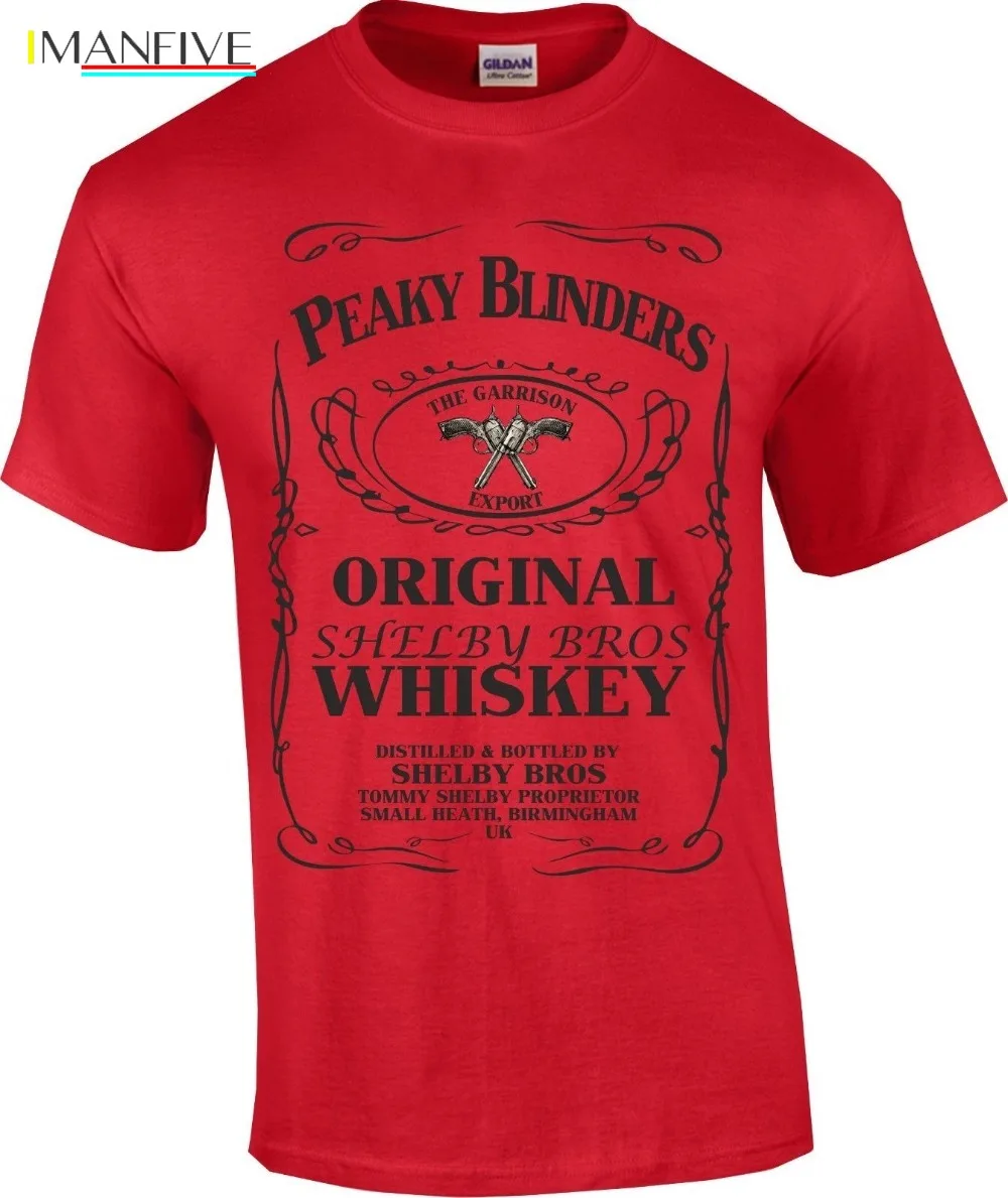 

Peaky Blinders Gangster Thomas Shelby Whiskey Men Tv Bottle Pub Money 2019 New Brand Clothing Custom Special Print Men