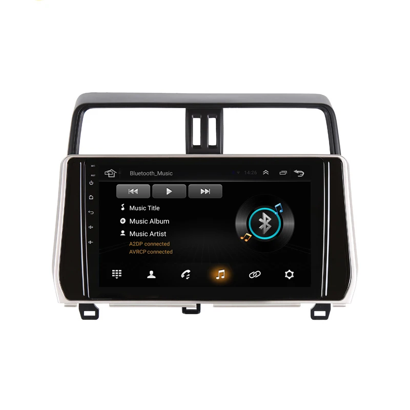 Best 10" 2.5D IPS Android 8.1 Car DVD Multimedia Player GPS For Toyota Prado 120 150 2018 audio car radio stereo navigation 4