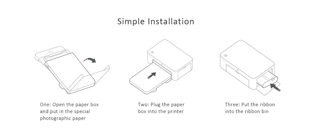 Original Xiaomi Mijia Mi Photo Printer Heat Sublimation Finely Restore True Color Auto Multiple Wireless Remote Portable printer (9)