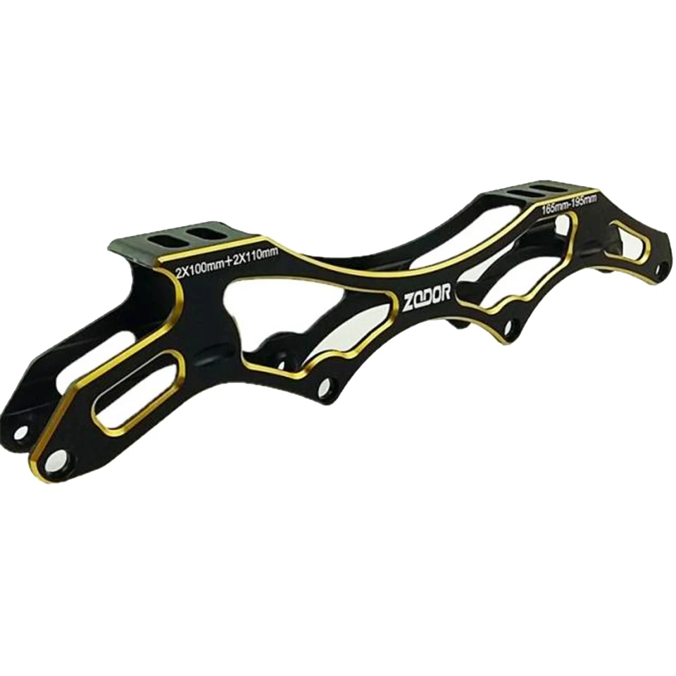 

JEERKOOL Roller Skates Inline Speed Slalom Skating Frame 2/4*90/100/110mm Wheel 150-195mm Mounting Distance Aluminium Alloy DJ44