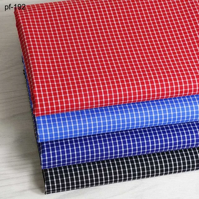 New cotton nylon coloured plaid garment shirt fabric Scottish plaid ...