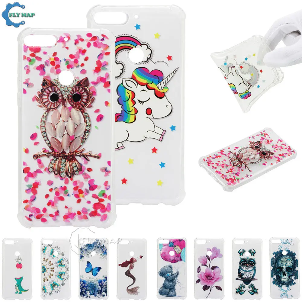 

painting Soft Cover for Huawei Y7 Prime 2018 LDN LX2 L21 LX1 Ultra Thin Silicone Phone Case Y7 Pro 2018 LDN-LX2 LDN-L21 Case