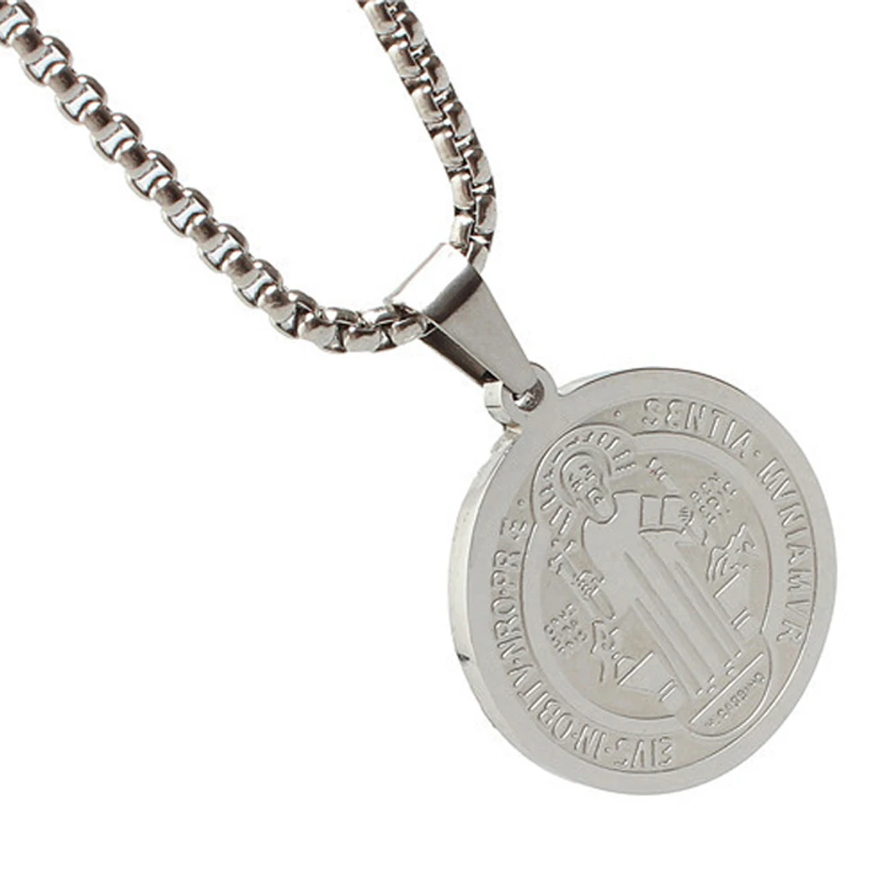 Europe and the cross of Jesus pendant new Christian Catholic priest