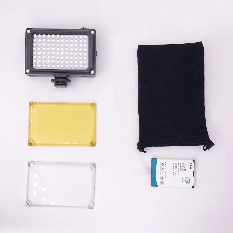 Ulanzi-112-LED-Dimmable-Video-Light-Lamp-Rechargable-Panal-Light-BP-4L-Battery-for-DSLR-Camera (5)