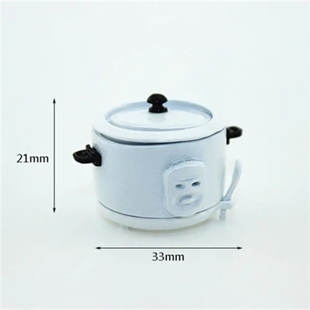 1//12 Dollhouse Decor Miniature Metal Electric Cooker Kitchen Furniture Model