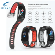 Умный Браслет IP68 Водонепроницаемый 24 часа монитор сердечного ритма 3D динамический UI фитнес-трекер Смарт-часы pk m4 q9 e18