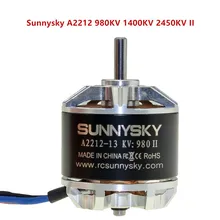 1 pcs Sunnysky A2212 980KV 1400KV 2450KV II Motor Brushless Auto-lock Screw-CW/CCW Para Diy corrida zangão Quadcopter RC Avião