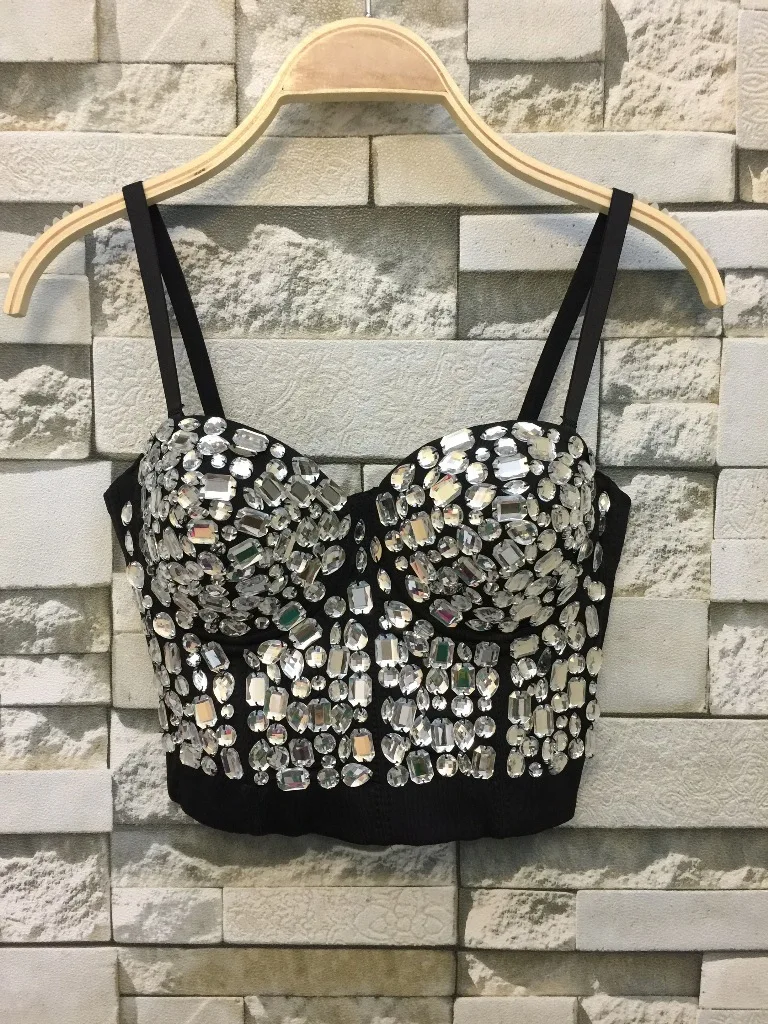 Женский бюстгальтер с бриллиантами и жемчугом|pearl bralet|bustier brawomen's bustier bra |