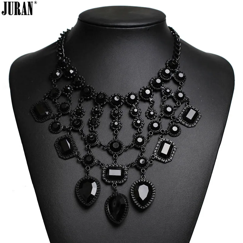 2017 Z design wholesale fashion necklace Europe costume chunky crystal
