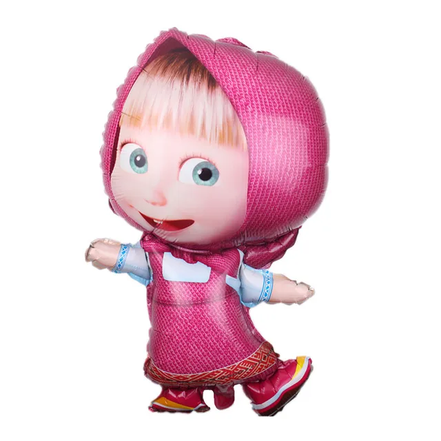 TSZWJ free shipping new Masha aluminum balloon Party birthday toys wedding dress balloon wholesale