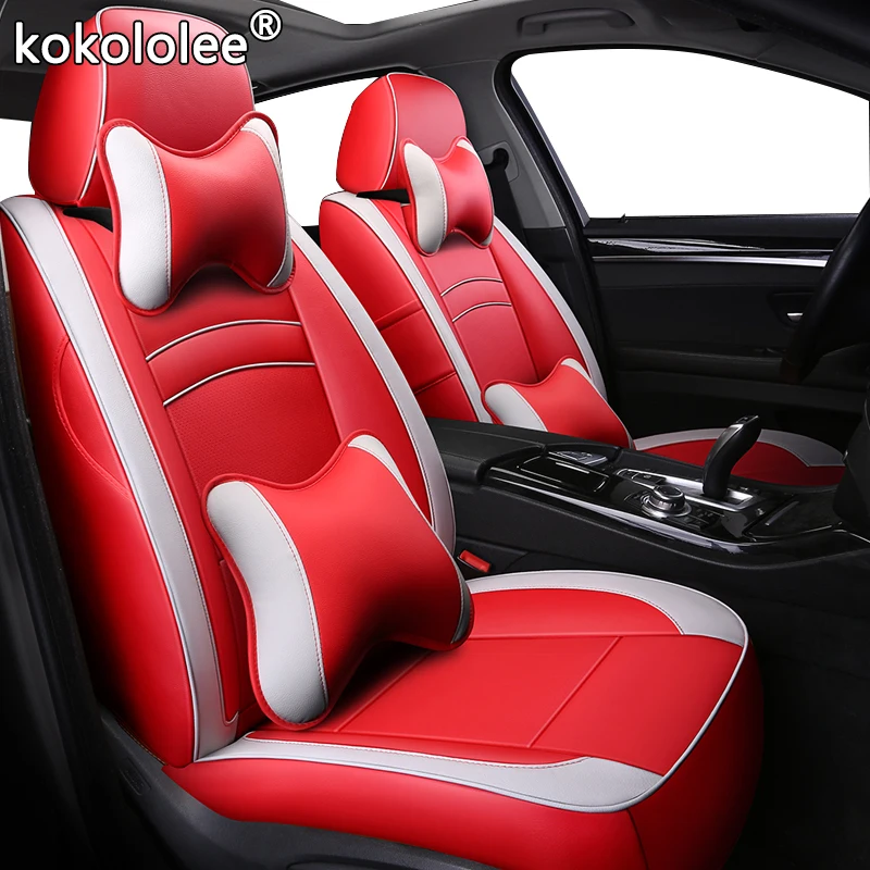 Чехол для автомобильного сиденья kokolee кожаный чехол Volkswagen Caravelle Multivan sharan vw UP Golf