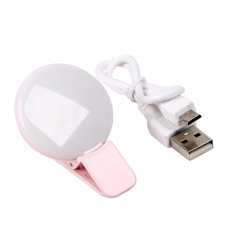 portable led selfie ring light for mobile phone camera rechargeable ring light for phone