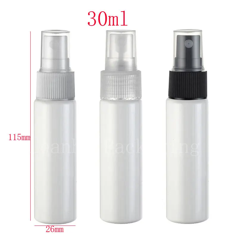 50pcs 30ml white MINI portable aftershave / makeup / perfume empty
