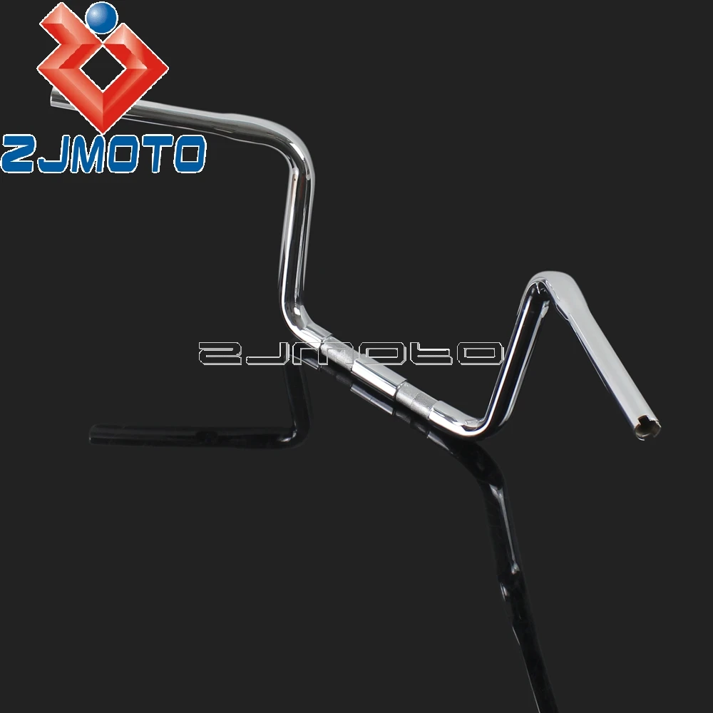 Хром 1 1/4 &quotбар 10&quot талии Обезьяна Вешалки руль для Harley Softail Heritage Springer Bad Boy кости