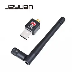 JZYuan высокая скорость USB Wifi адаптер 150 Мбит/с 2 дБ антенна USB Wi-Fi приемник беспроводной сетевой карты 802.11b/n/g для компьютера ноутбука