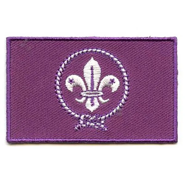

Embroidered Scouting Country Embroidery Emblem Embroidery Labels Sewing Heat Cut border &Iron On Backing Accept Custom&MOQ 50pcs