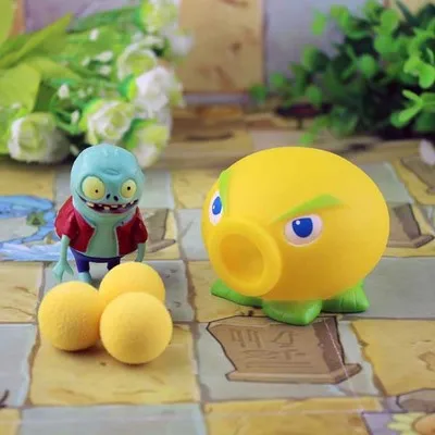 [Новинка] PVZ Растения против Зомби Peashooter ПВХ фигурка аниме модель игрушки подарки игрушки для детей Высокое качество Запуск растений - Цвет: 12