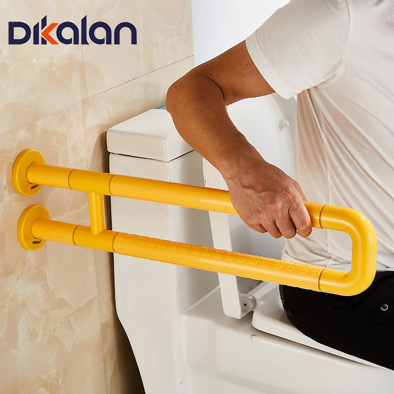 

Dikalan Safety Handrail Armrest Bathroom Safety Strong Handled for Eisabled Kids Elderly Non Slip GripStainless Steel Handrails
