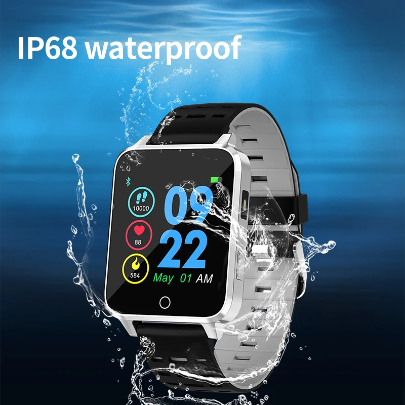 

X9 Smart watch 1.54 inch Screen IP68 Waterproof Smart Sport watch With LED Light Heart Rate Monitor For IOS Android phone